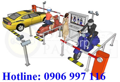 MÁY GIỮ XE THÔNG MINH 3 LÀN XE (DÙNG BARIE TỰ ĐỘNG)