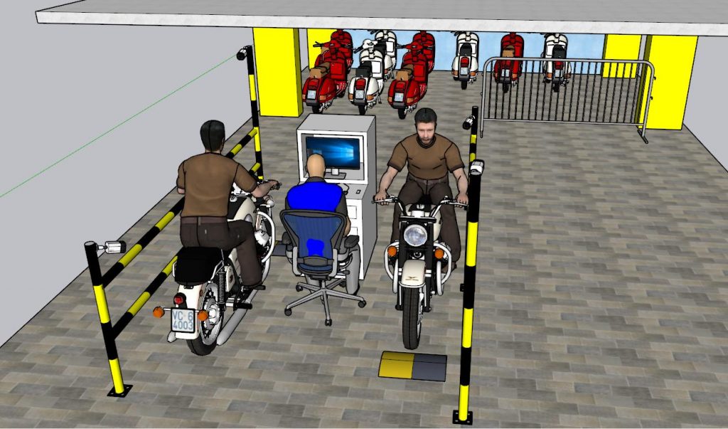 MÁY GIỮ XE THÔNG MINH 2 LÀN (1 VÀO+1 RA)